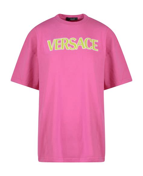 versace pink logo t shirt|gianni Versace t shirt.